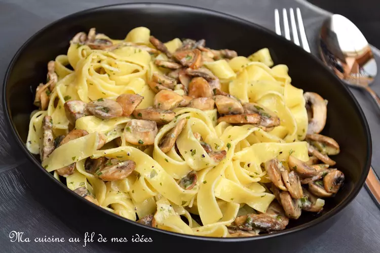 Fettuccine champignon